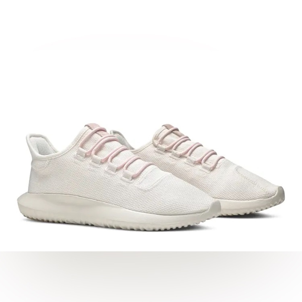 Adidas Tubular‎ Shadow in White Ice Pink Women’s Size 5.5